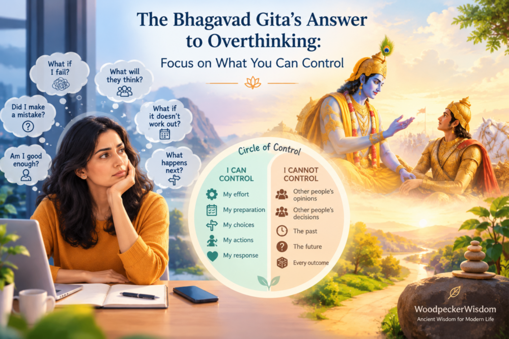 The Bhagavad Gita’s Answer to Overthinking: Focus on What You Can Control