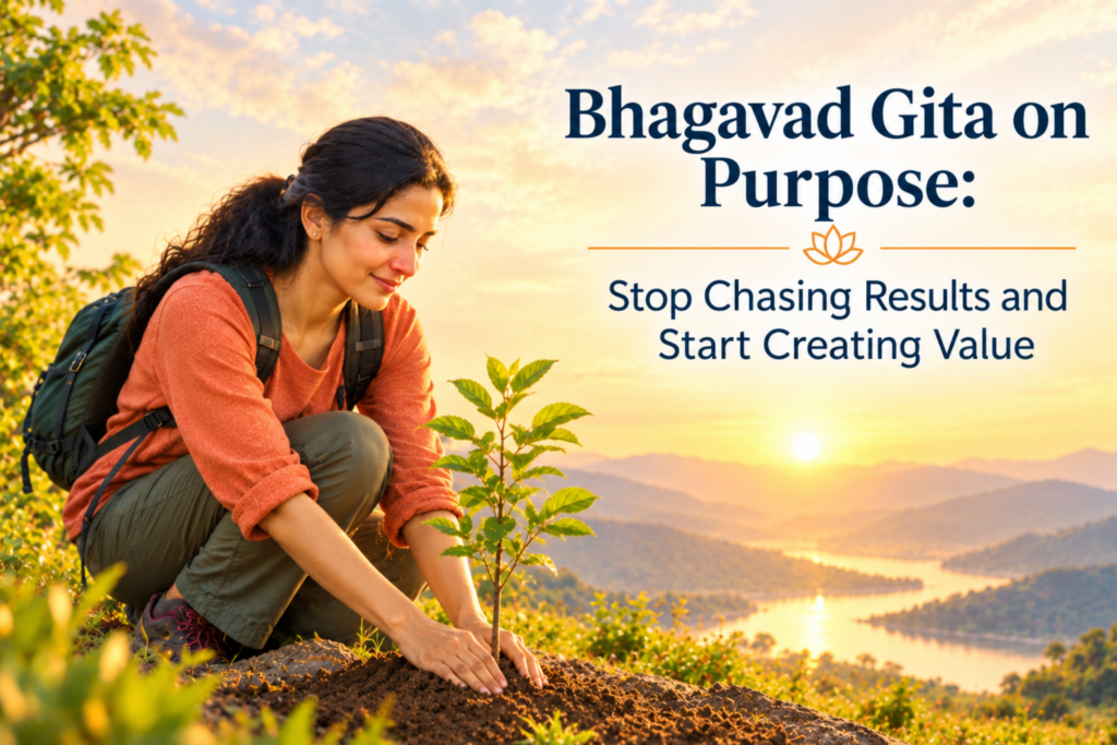 Bhagavad Gita on Purpose: Stop Chasing Results and Start Creating Value